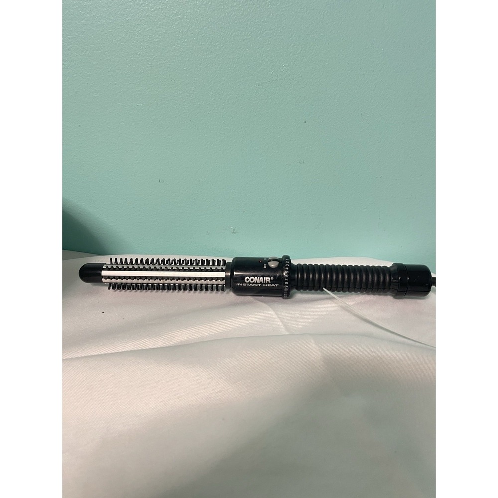 Conair Instant Heat Curling Styling Brush Works No Box Pre-Owned Clean Curler